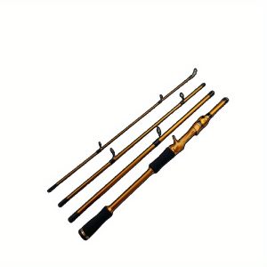 Fly Fishing Rods, Ultra Light Weight Classic Fast Super Fiberglass Fly Rods with Carrying Bag