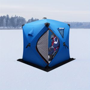 Portable ice fishing tent, fishing shelter, thermal ice fishing shanty portable ice fishing tent, fishing shed, ice fishing warm cabin