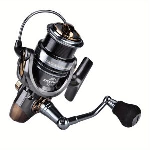 Fishing reel lure spinning wheel shallow cup HS high speed ratio 7. 1: 1 double cup black fish reel ( upgraded version HS3000) DEUKIO/ Dequ