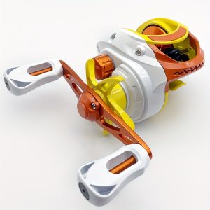 Baitcasting Reel, 7.2:1 High Speed Gear Ratio, 8kg Max Drag, Left/Right Handle Option, Magnetic Brake, Ideal for Trout, Pike, Bass - Durable Casting Fishing Gear