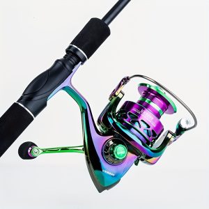 Fishing Reel, Colored Aluminum Frame Spinning Reel, 12+1 Stainless Steel BB, Over 26 Pounds Of Carbon Resistance, Oversized Aluminum Handle For Saltwater Or Freshwater Fishing